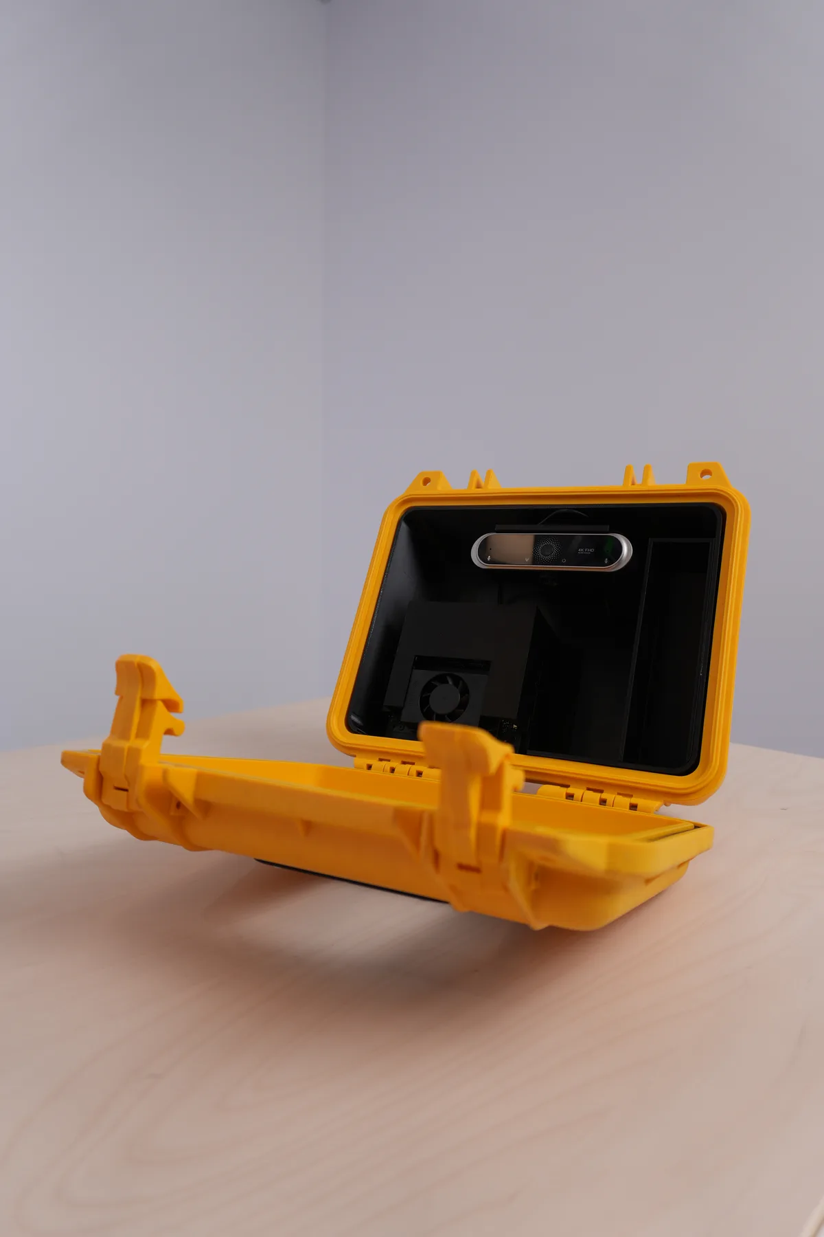 Wendy Box field kit open and ready to deploy
